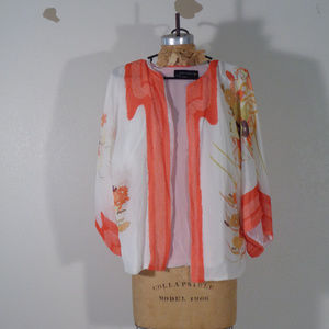 ZARA WOMAN SHORT KIMONO TOPPER